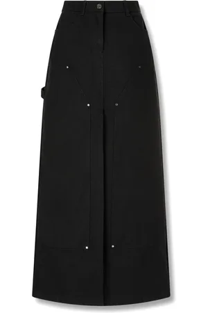 Studio Tomboy Cotton seam-detail maxi skirt