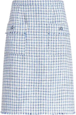Etro Tweed sheath midi skirt