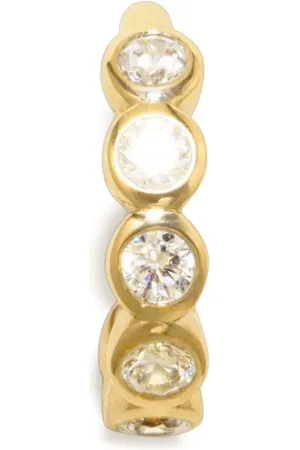 COMPLETEDWORKS 18kt -plated Arc zirconia ear cuff