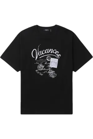 FIVE CM Vacances-print cotton T-shirt