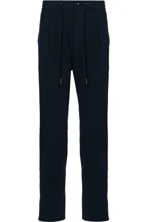 TAGLIATORE Drawstring cotton trousers