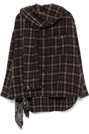 DESTIN Renni overshirt and scarf set