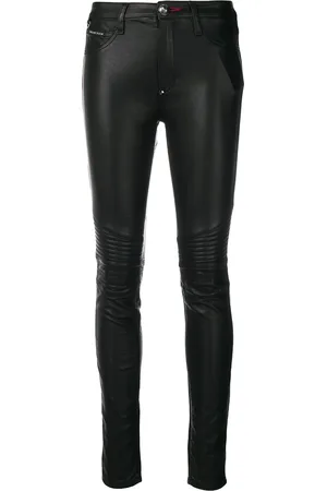 Philipp Plein Faux leather skinny trousers