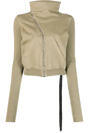 Rick Owens Strap-detail zip-up cardigan