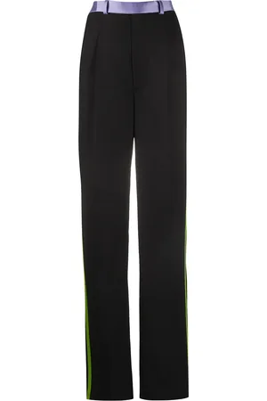 Haider Ackermann Bondi stripe detail trousers
