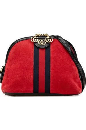 Gucci 2016-present Small Ophidia Suede Dome crossbody bag