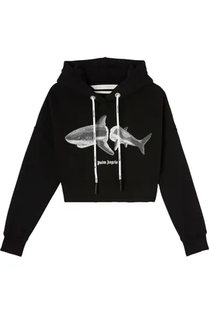 Palm Angels Shark cotton hoodie