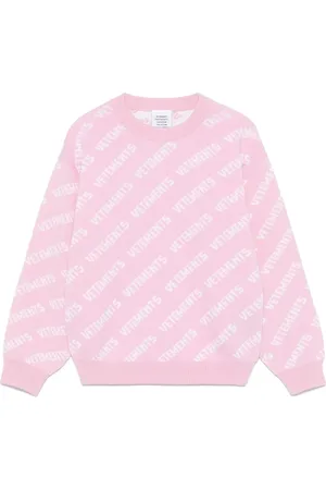Vetements Logo-jacquard sweater