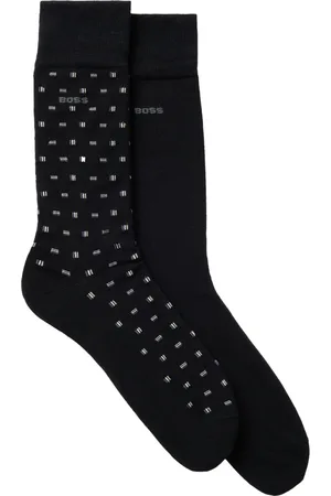 HUGO BOSS Intarsia-knit socks (pack of two)