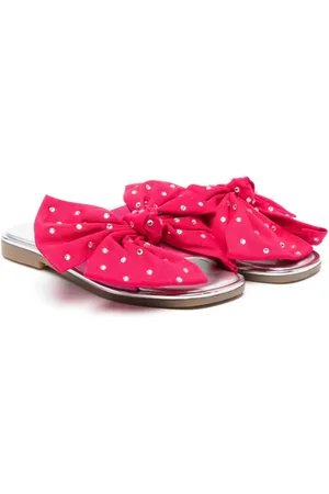 MONNALISA Bow-detail flip-flops