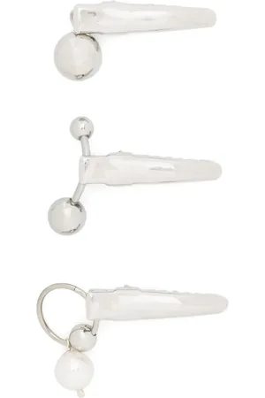 Justine Clenquet Crystal-embellished hair clips