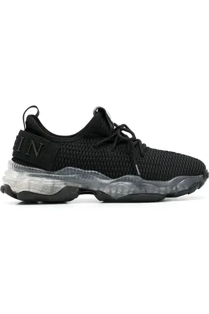 Philipp Plein Hexagon logo knit sneakers