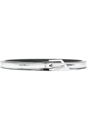 The Attico Logo-buckle belt