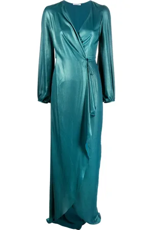 Parlor Crush wrap maxi dress