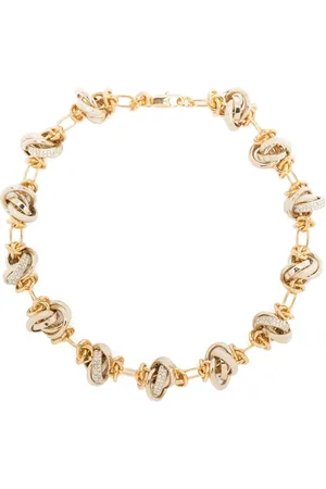 Lanvin Partition rhinestone-embellished necklace
