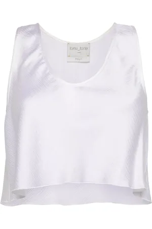 FORTE FORTE Crinkled flared top