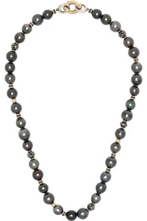 MAOR Beaded pearl necklace