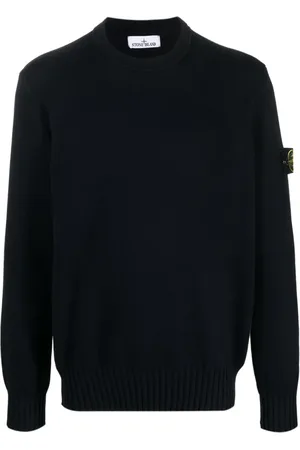 Stone Island Compass-motif cotton-blend jumper