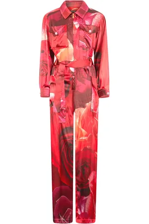 Roberto Cavalli Floral-print jumpsuit