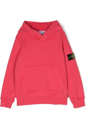 Stone Island Compass-patch cotton hoodie