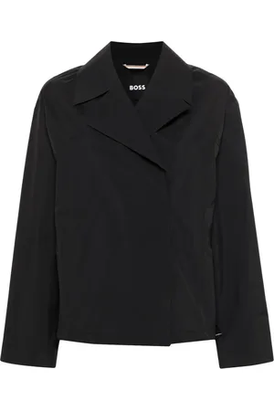 HUGO BOSS Logo-plaque waterproof jacket
