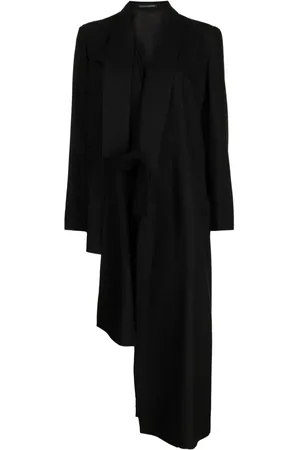 YOHJI YAMAMOTO Deconstructed asymmetric coat