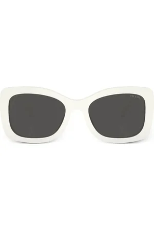 Prada Logo-lettering square sunglasses