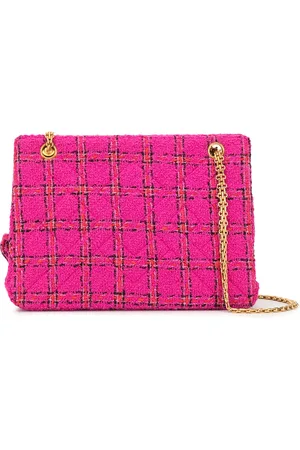 CHANEL 1995 checked shoulder bag