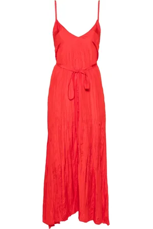 Joseph Daniele crinkled-finish maxi dress
