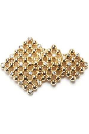 Dior 1990-2000s rhinestone brooch