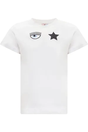 Chiara Ferragni Eyelike-embroidered T-shirt