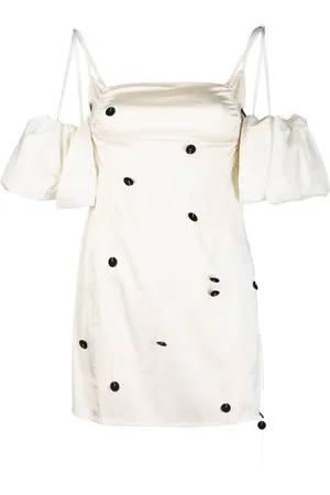 Jacquemus La mini robe Chouchou brod??e minidress
