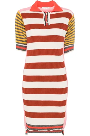 HENRIK VIBSKOV Striped polo dress