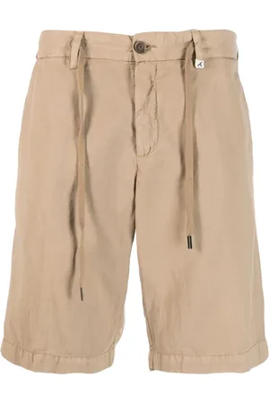 MYTHS Knee-length lyocell track shorts