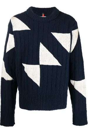 OAMC Geometric crew-neck jumper
