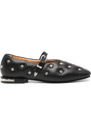 TOGA PULLA Stud-embellished ballet flats