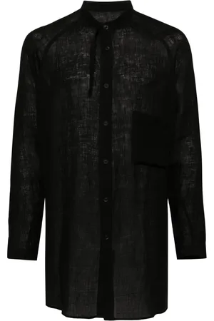YOHJI YAMAMOTO Panelled linen shirt