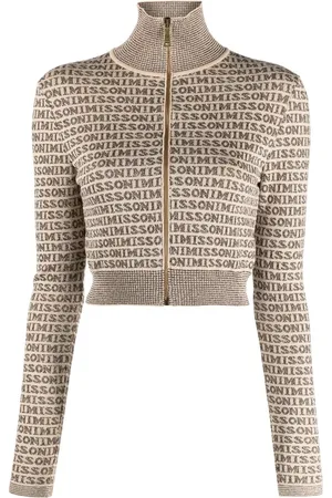 Missoni Logo-print zip-up cardigan