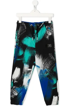Diesel Tie-dye drawstring trousers