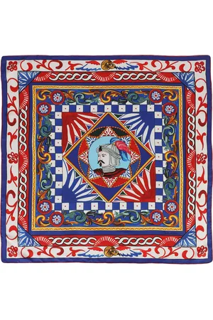 Dolce & Gabbana Carretto-print twill scarf