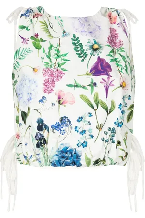 Lethicia Bronstein Bibia floral-print cropped top