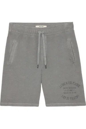 Zadig & Voltaire Organic-cotton track shorts