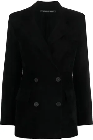 ANTONINO VALENTI Notched-lapel double-breasted blazer