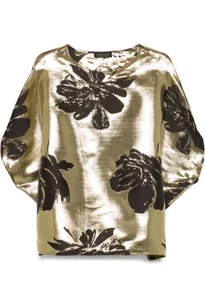 GIANLUCA CAPANNOLO Lam??-effect top