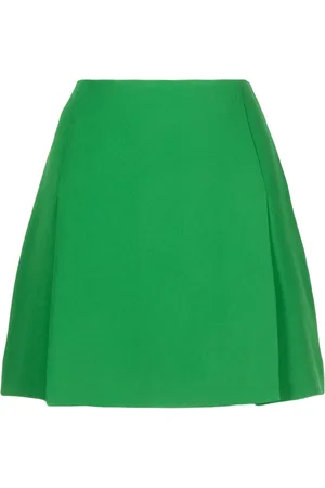 Elie saab Slits silk mini skirt