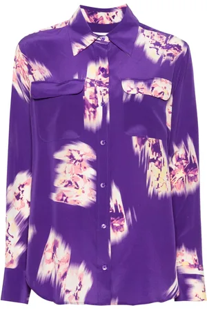 Equipment Signature floral-print shirt
