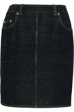 CHANEL 1990-2000 denim skirt