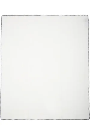 LITTLE BEAR Contrasting-trim blanket