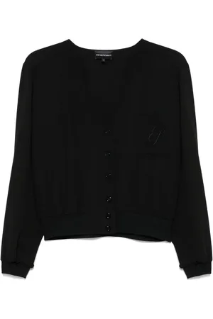 Emporio Armani Logo-embroidered blouse
