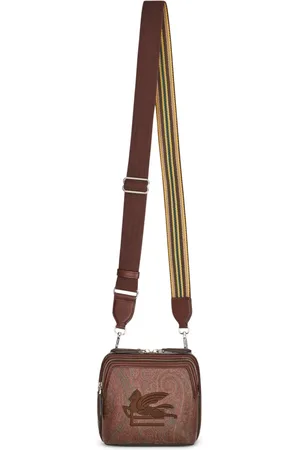 Etro Medium Pegaso-embroidered leather bag